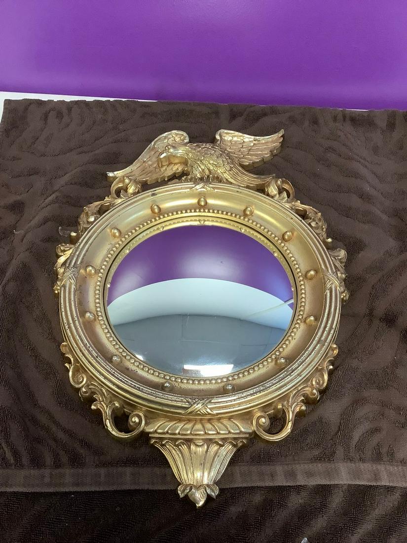 Elegant Gilded Eagle Mirror 20" (1 of 1)
