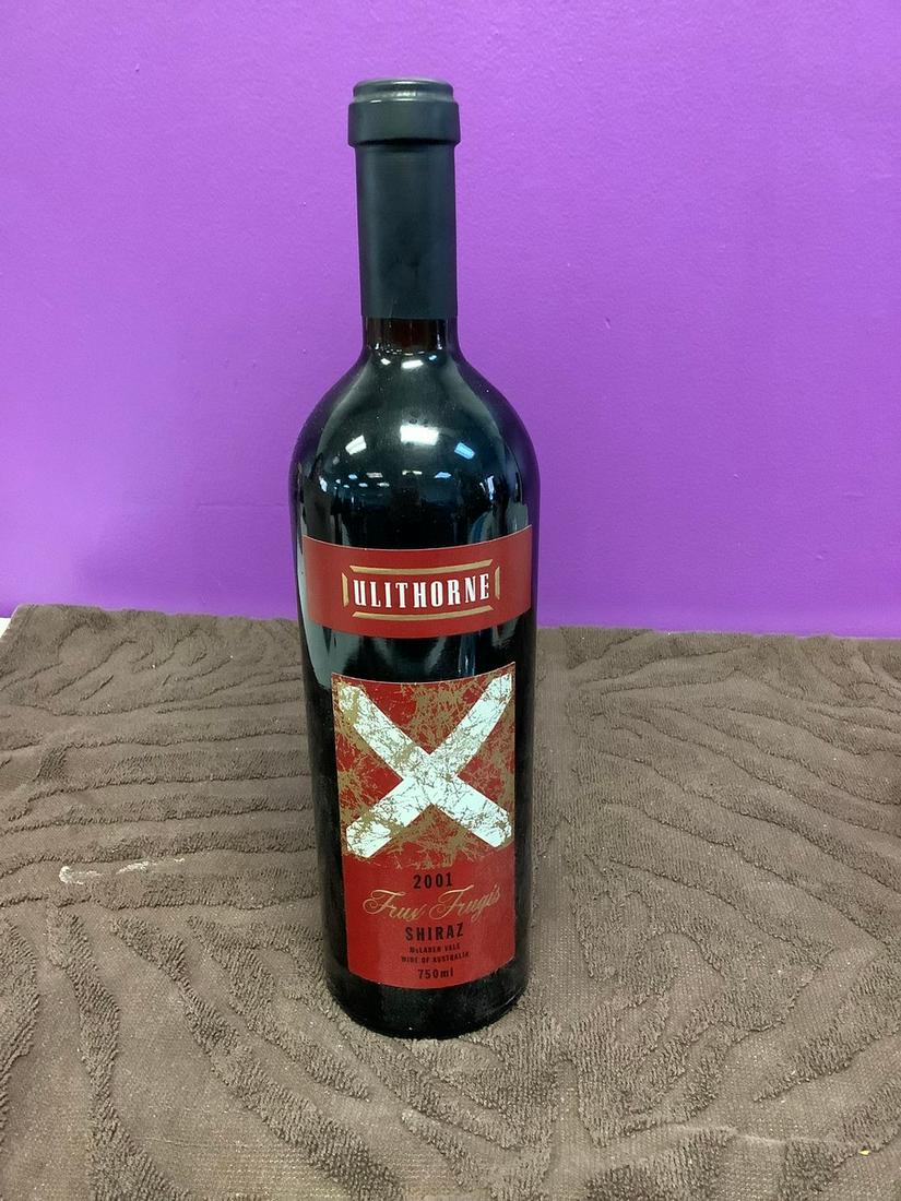Bottle of Ulithorne 2001 Shirz 750ML (1 of 1)