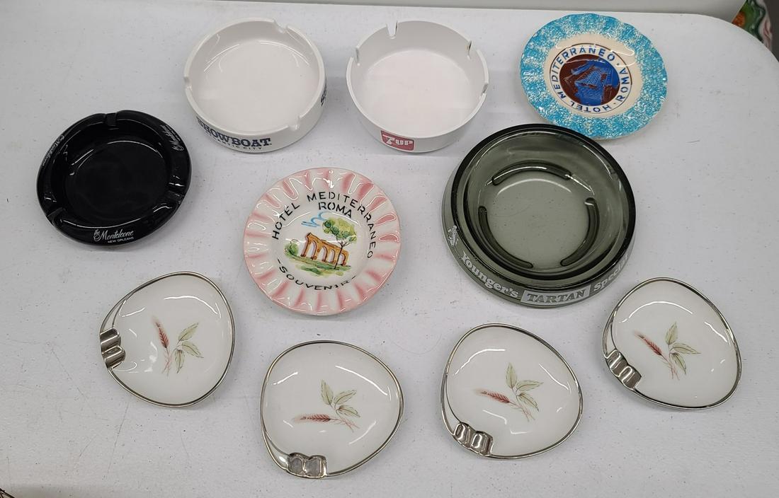 Vintage Ashtrays incl Princess Diana Germany: Vintage Ashtrays incl Princess Diana Germany