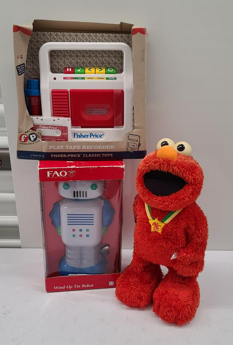 Toys incl Elmo, FAO Schwarz Robot and Classic Fisher Price (1 of 1)