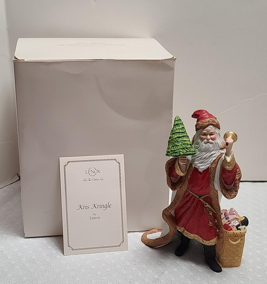 1991 Lenox Kris Kringle Porcelain Figurine 9" (1 of 1)