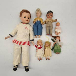 Antique Doll Collection Largest 17": Antique Doll Collection Largest 17"