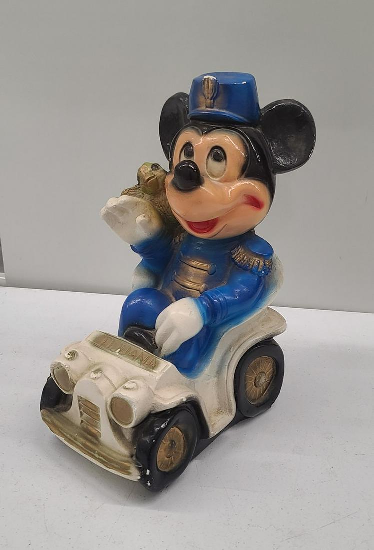Vintage Large Ceramic Mexico Mickey Mouse Bank 12x8" (1 of 1)