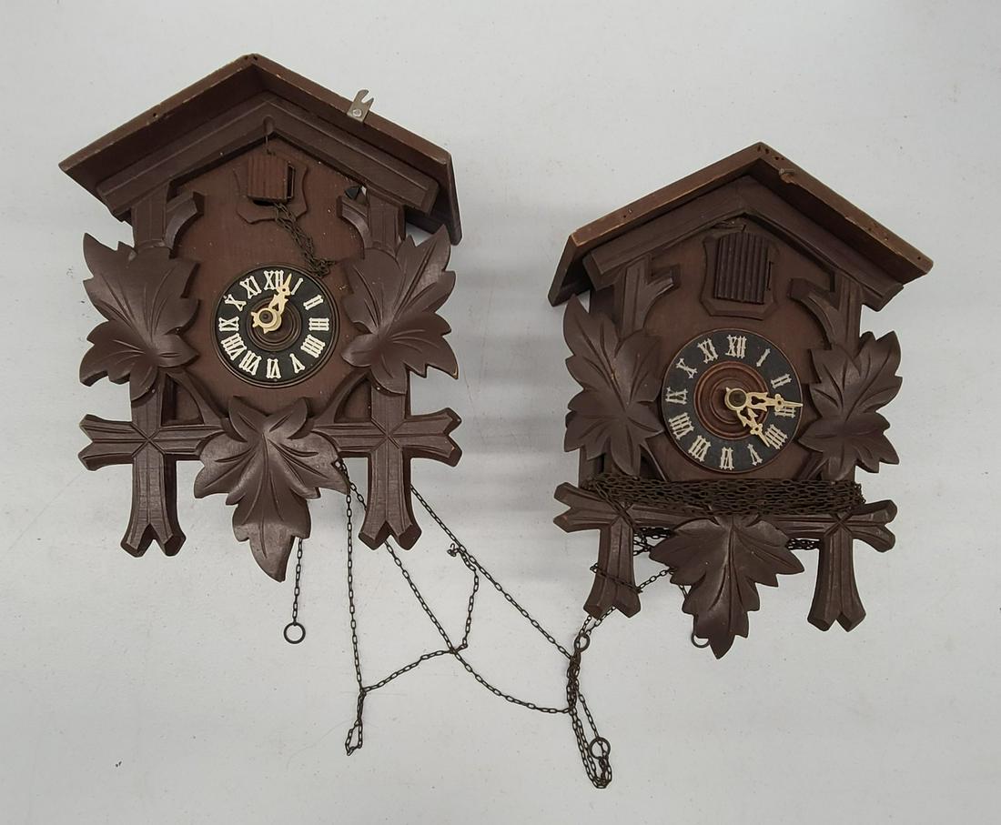 Vintage Germany Cuckoo Clocks untested (1 of 2)