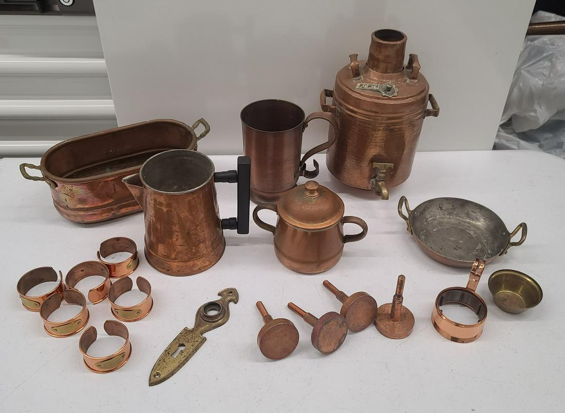Vintage Copper and Brass Home Items (1 of 1)