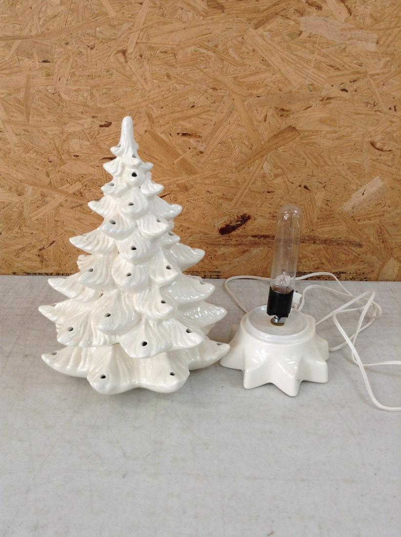 Large Vintage Ceramic Lighted Christmas Tree 14 in. (1 of 1)