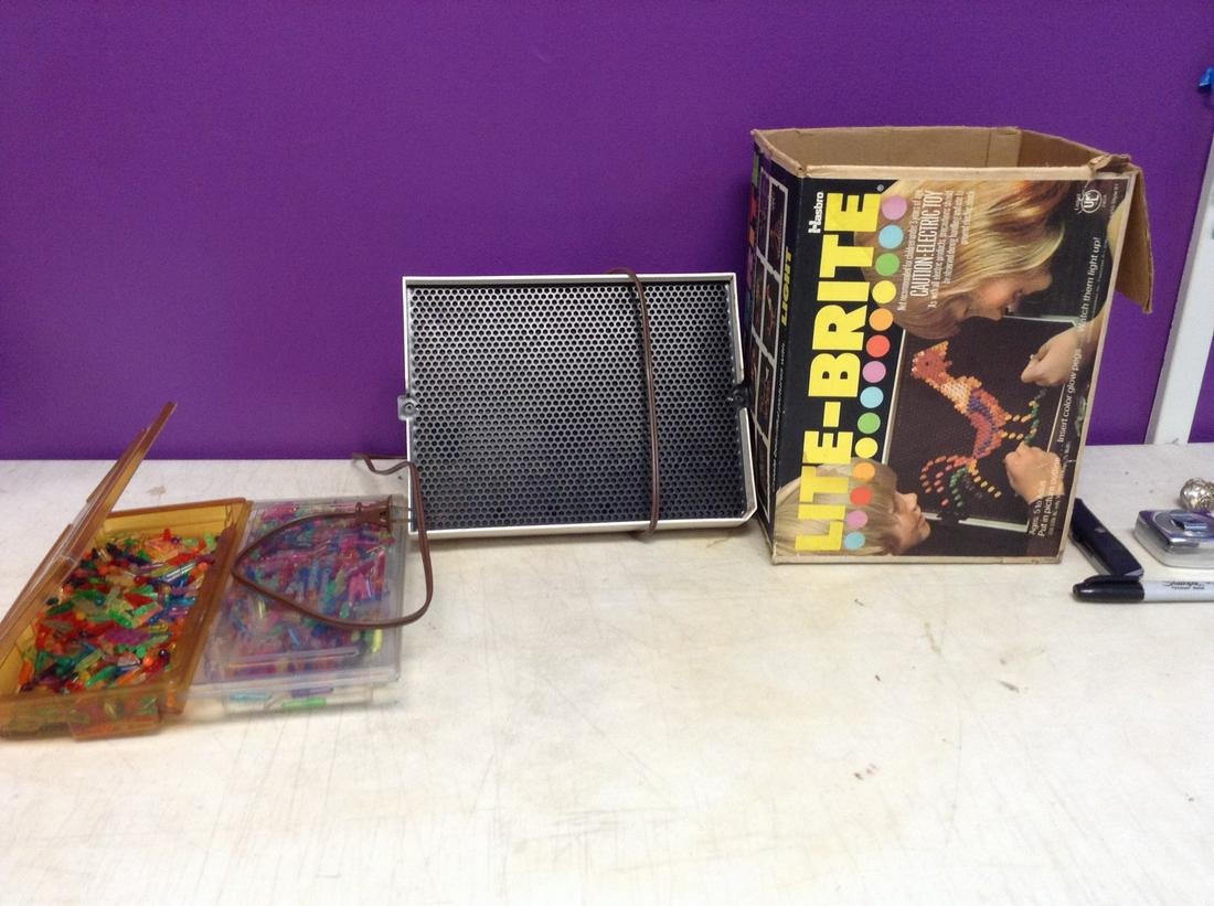 Vintage Lite-Brite with Accessories (1 of 1)