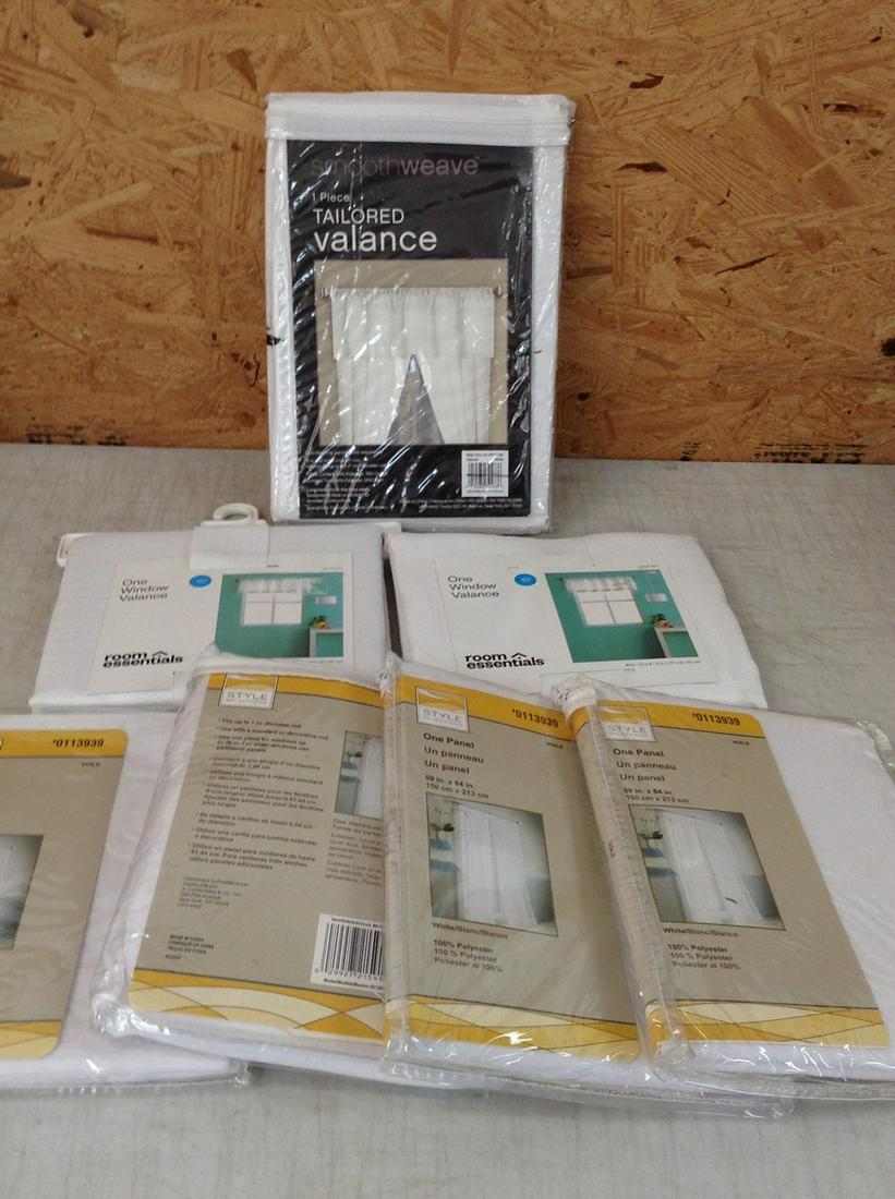 Lot of Tailored Valance Window Treatments: Lot of Tailored Valance Window Treatments