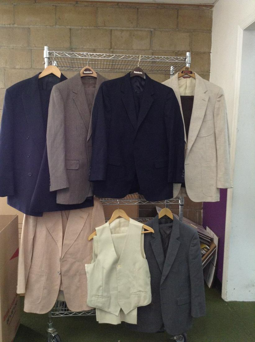 Lot of Mens Suits, Jackets, Pants, and Vests (1 of 1)