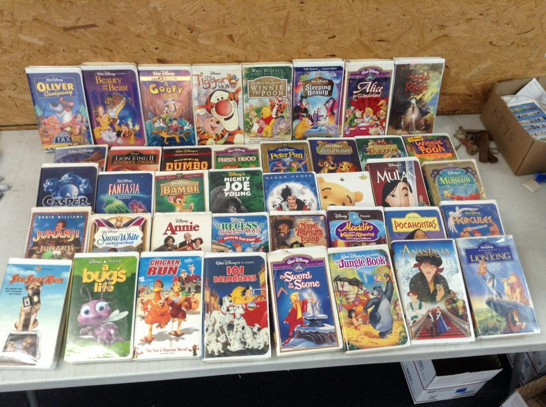 Huge Lot of VHS Tapes incl. Disney (1 of 1)