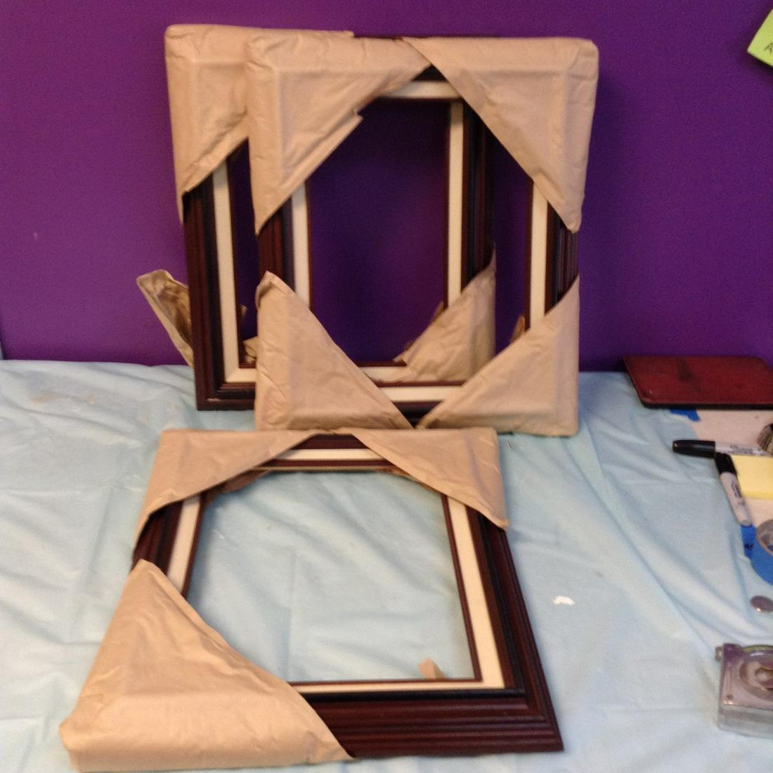 Set of 3 Picture Frames No Back 16x19: Set of 3 Picture Frames No Back 16x19