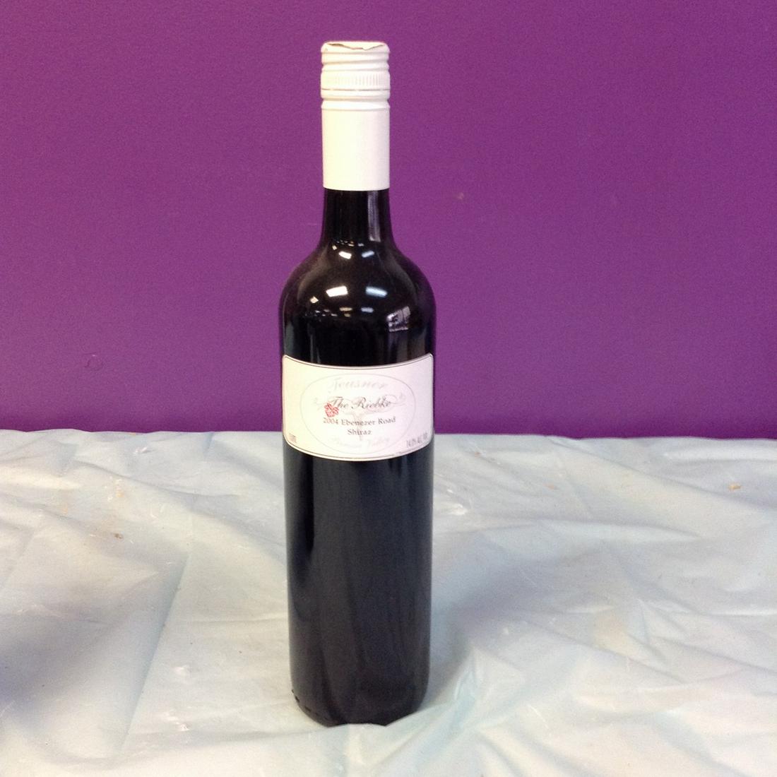 Teusner The Riebke 2004 Ebenezer Road Shiraz 750ML: Any contents in bottle is Free; You are bidding on the bottle & unbroken tax stamp