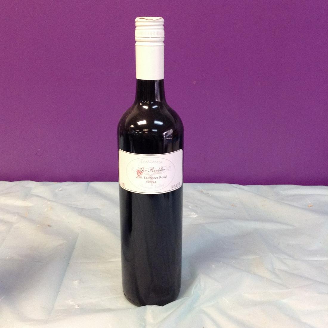 Teusner The Riebke 2004 Ebenezer Road Shiraz 750ML: Any contents in bottle is Free; You are bidding on the bottle & unbroken tax stamp