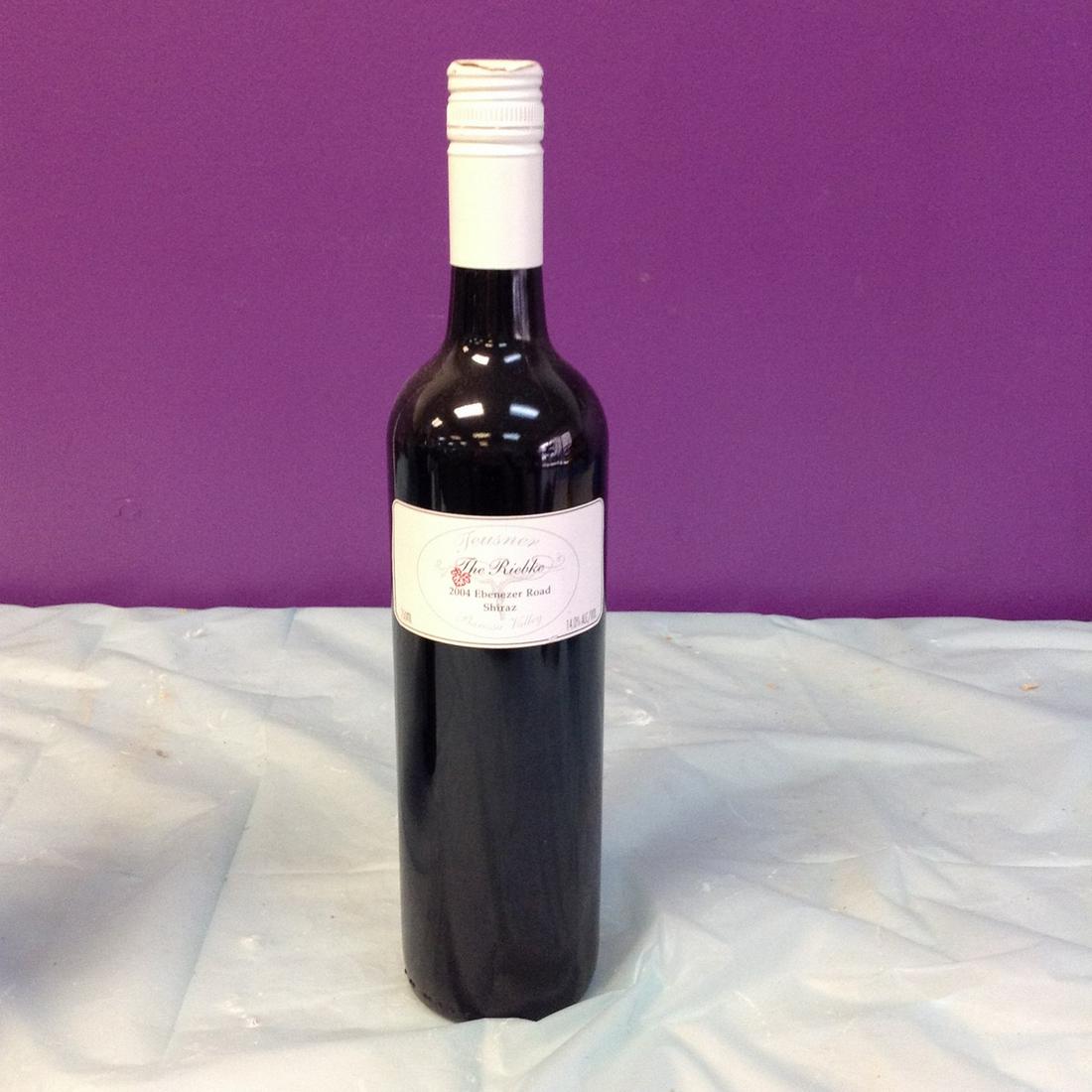 Teusner The Riebke 2004 Ebenezer Road Shiraz 750ML: Any contents in bottle is Free; You are bidding on the bottle & unbroken tax stamp