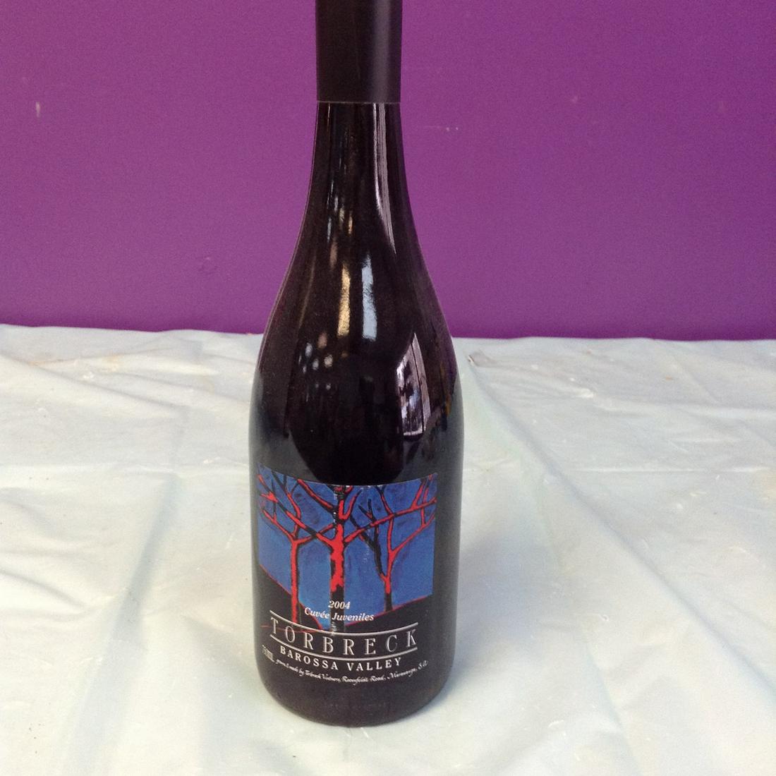 Torbreck Barossa Valley 2004 Cuvee Juveniles 750ML: Any contents in bottle is Free; You are bidding on the bottle & unbroken tax stamp