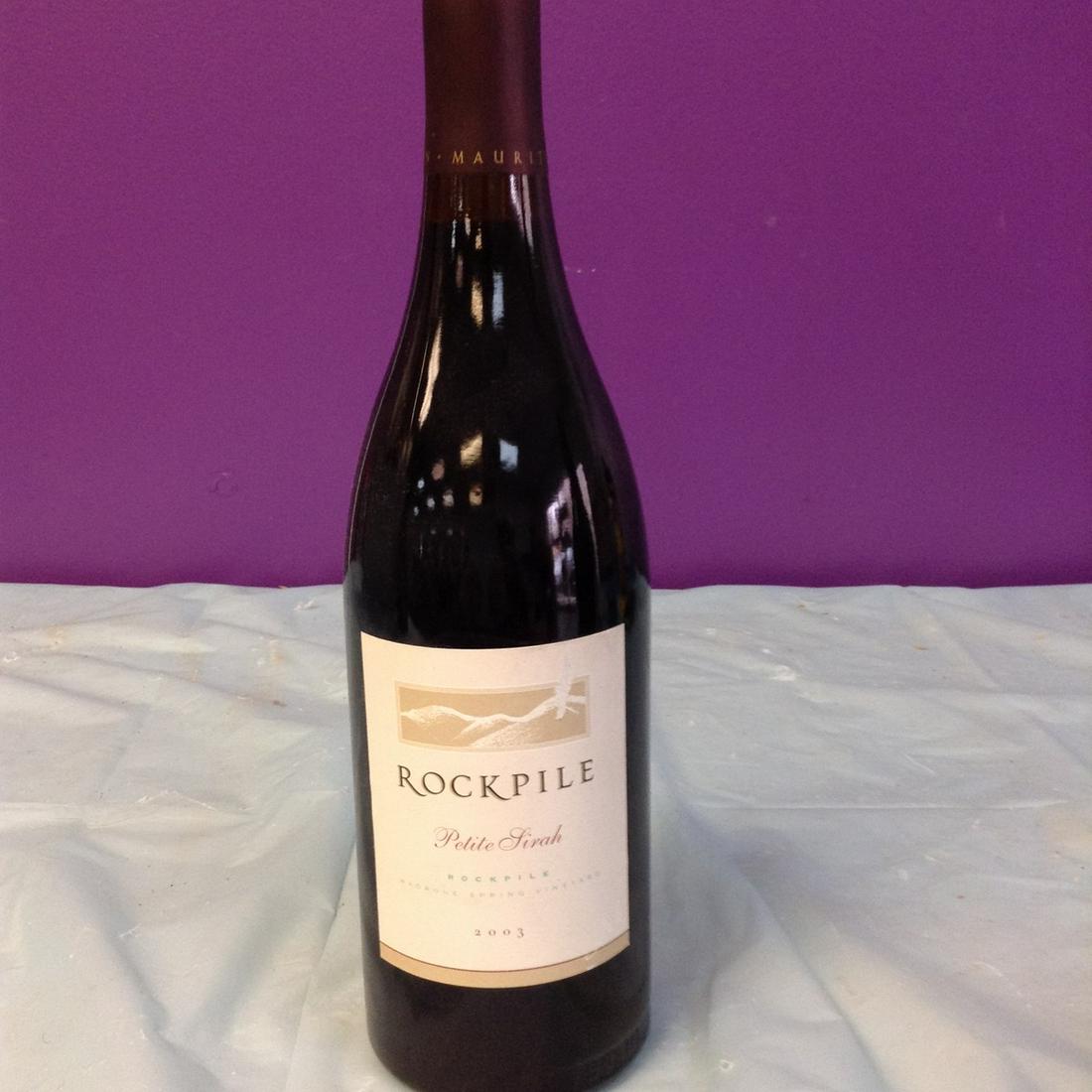 Rockpile Petite Sirah 2003 750ML (1 of 1)