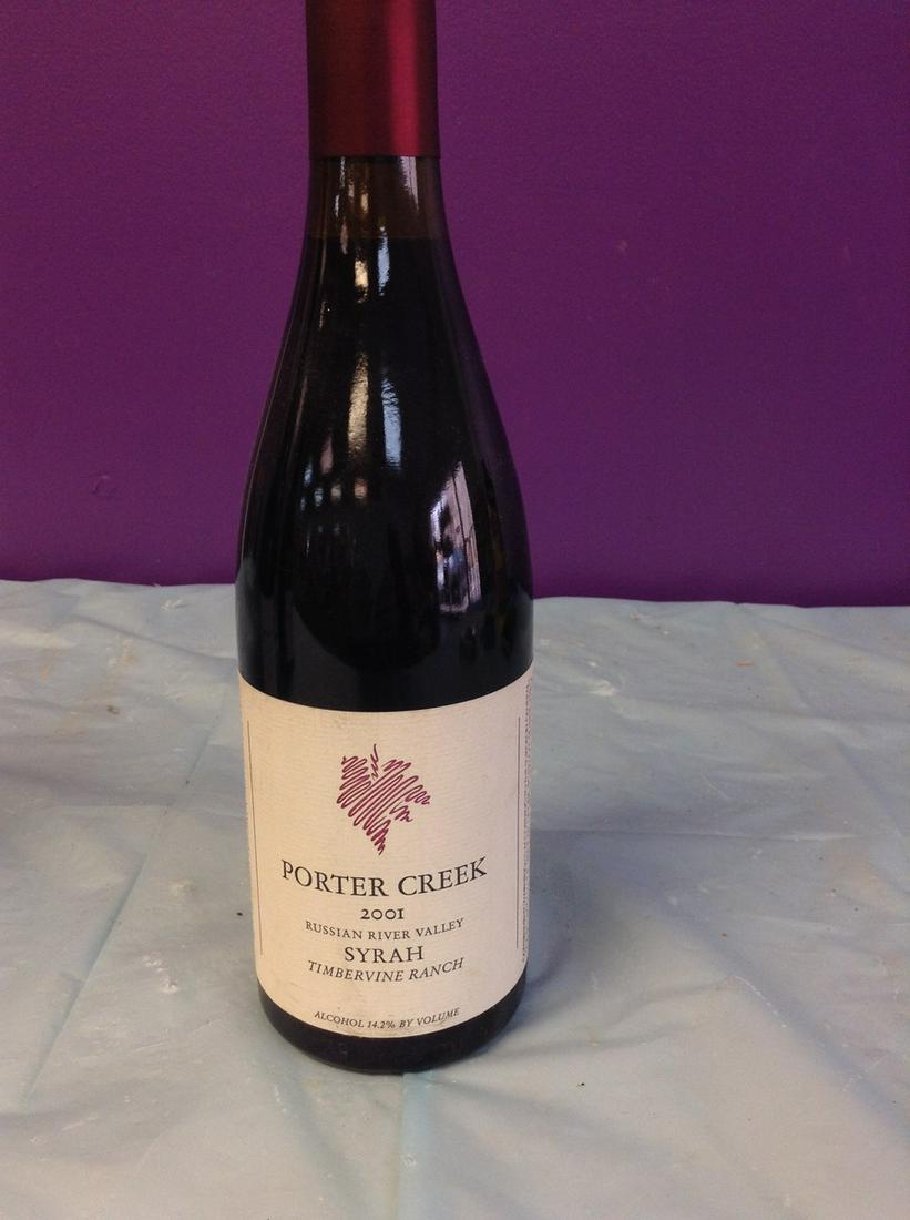 Porter Creek 2001 Russian River Valley Syrah 750ML (1 of 1)