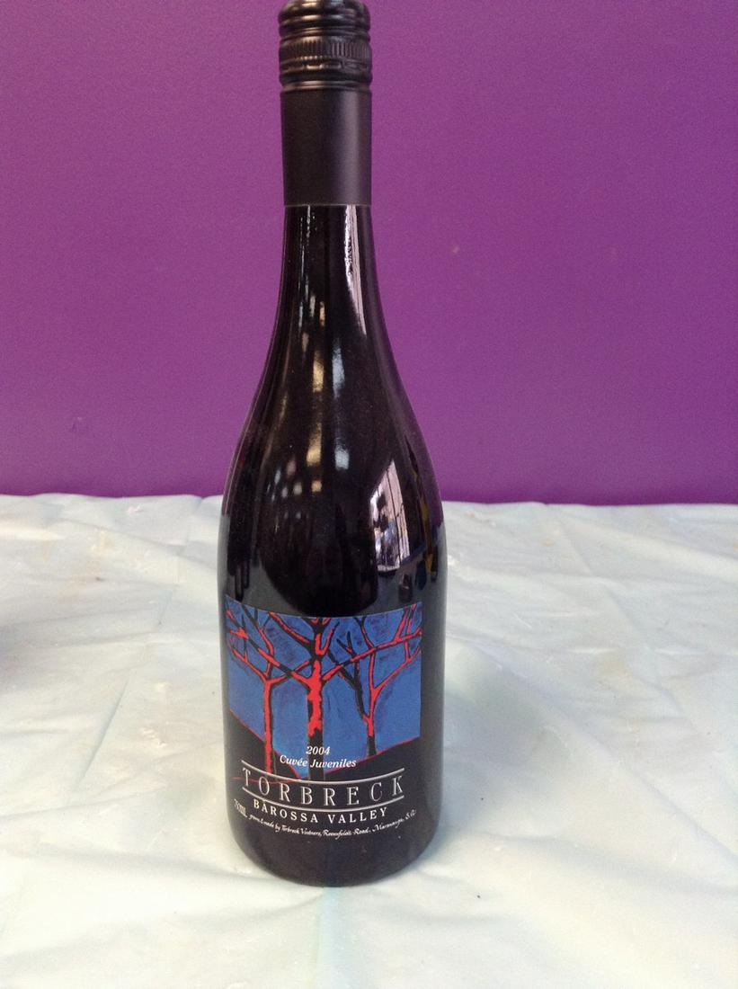 2004 Cuvee Juveniles Torbreck Barbossa Valley 750ML: Any contents in bottle is Free; You are bidding on the bottle & unbroken tax stamp