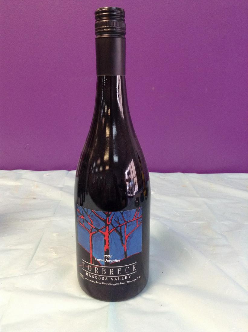 2004 Cuvee Juveniles Torbreck Barbossa Valley 750ML: Any contents in bottle is Free; You are bidding on the bottle & unbroken tax stamp