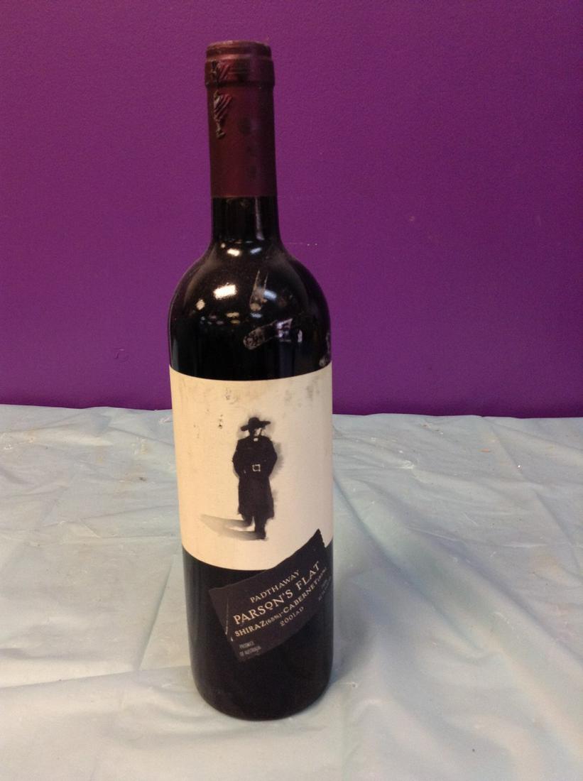 Padthaway Parson's Flat Shiraz Cabernet 2003 750ML: Any contents in bottle is Free; You are bidding on the bottle & unbroken tax stamp