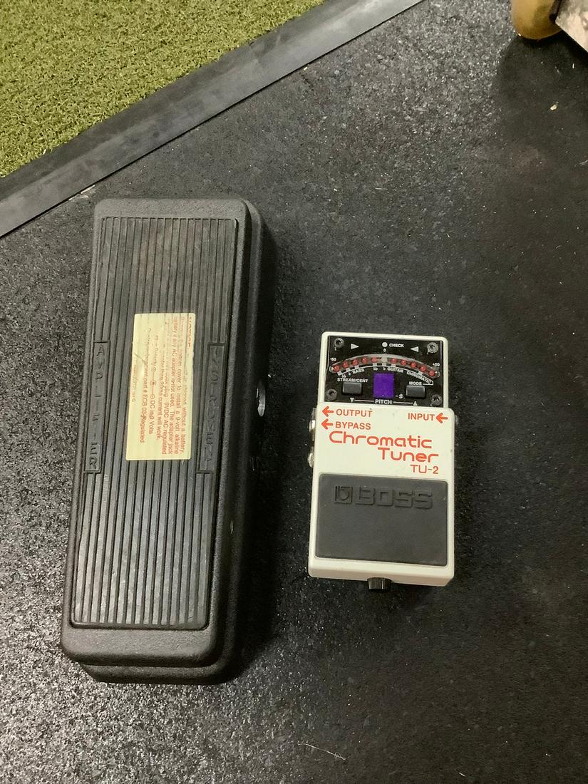 Cry Baby Model GCB-95 Foot Pedal and Chromatic Tuner TU-2 (1 of 1)
