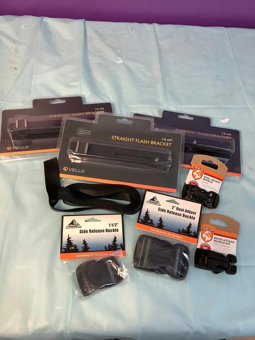 Straight Flash Brackets, Camera Strap, and more (1 of 1)