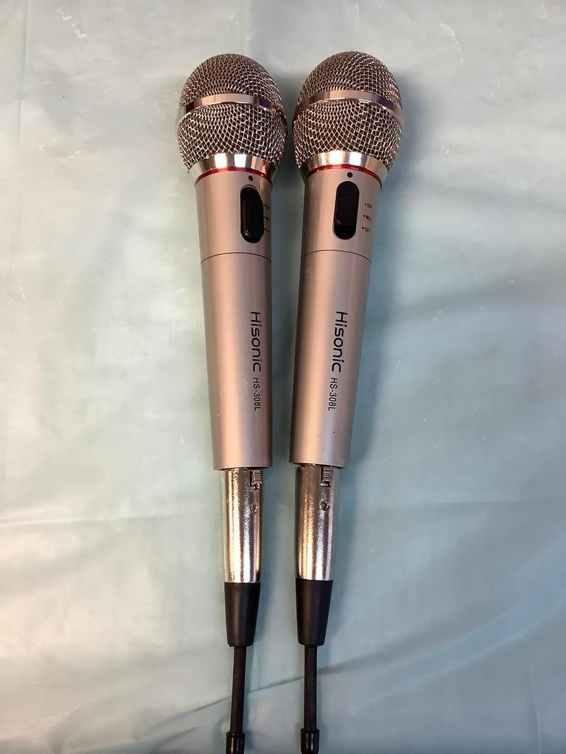 Pair of Hisonic HS-308L Microphones: Pair of Hisonic HS-308L Microphones