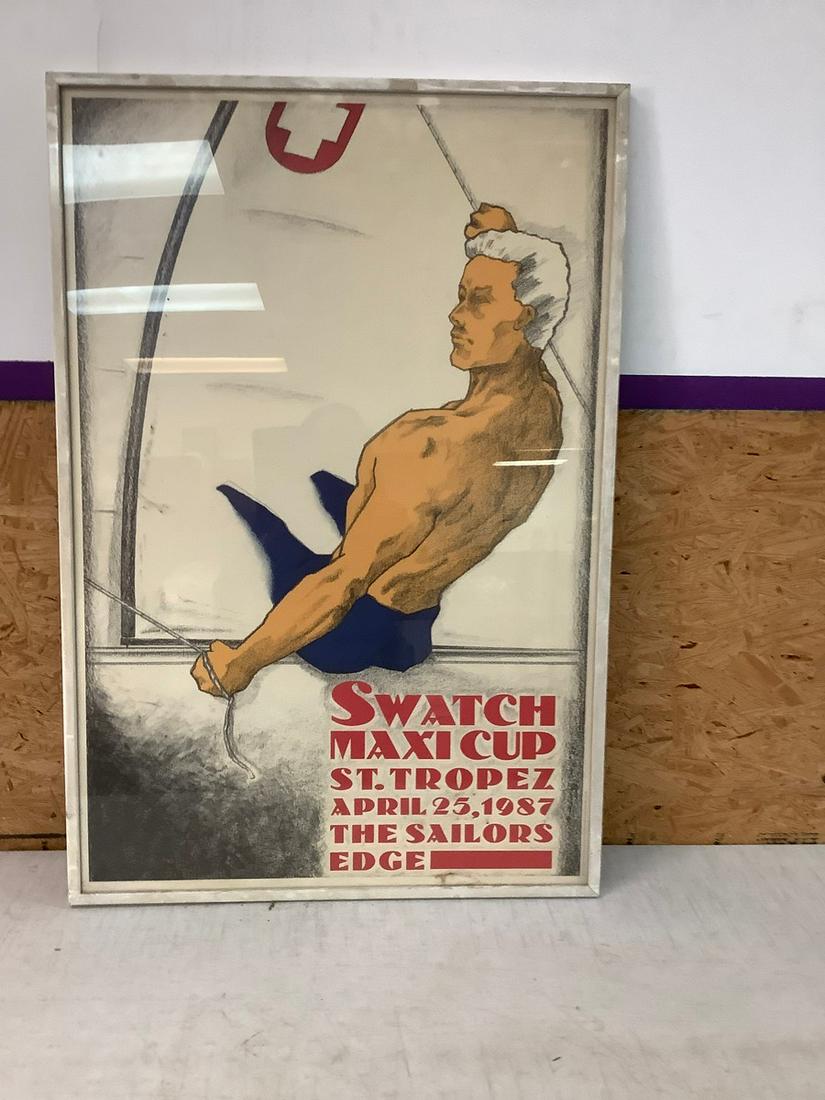 Framed Print Swatch Maxi Cup 37x25: Framed Print Swatch Maxi Cup 37x25