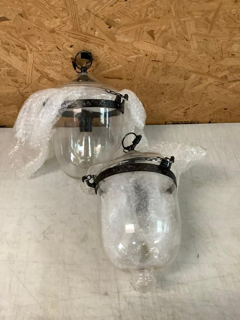 Lot of Large Hanging Lanterns 17" No Cables (1 of 1)