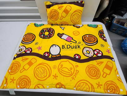 Toddle B. Duck Portable Blanket with attached pillow: Toddle B. Duck Portable Blanket with attached pillow