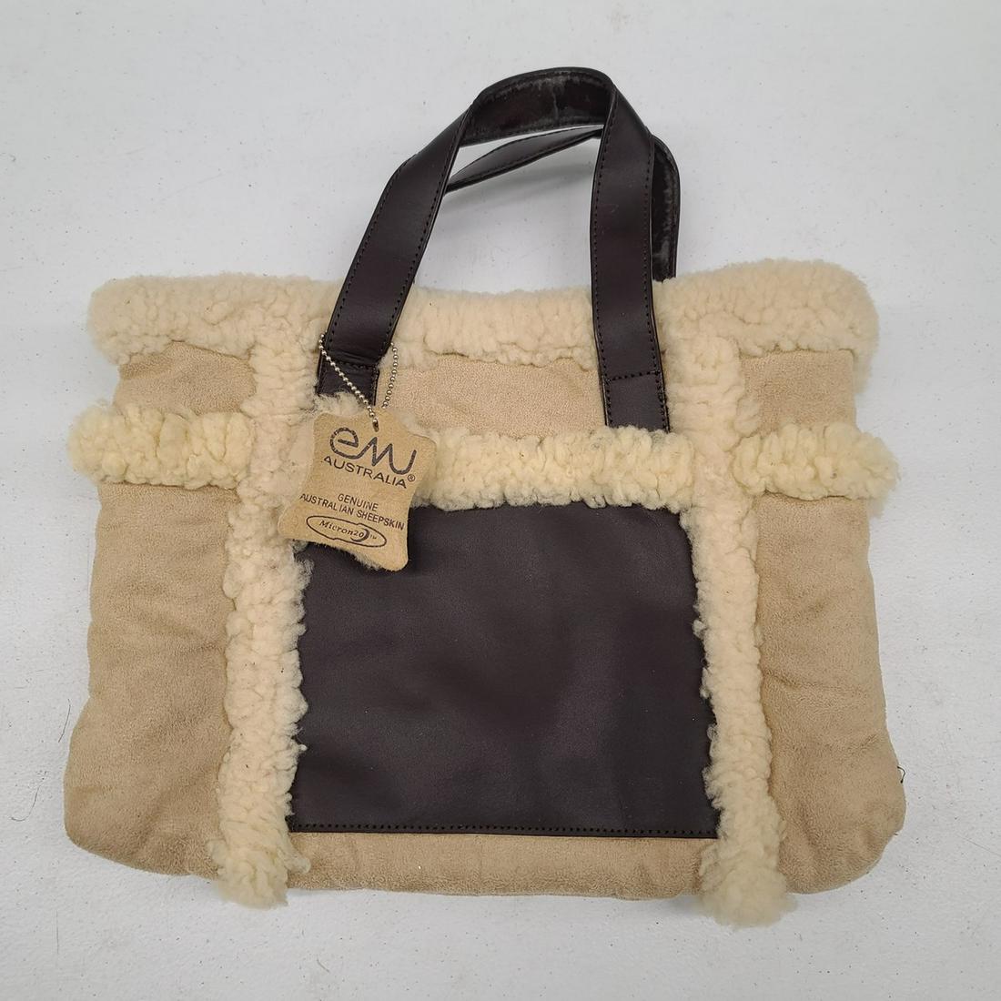 Emu Australia Sheepskin Tote 10x13: Emu Australia Sheepskin Tote 10x13