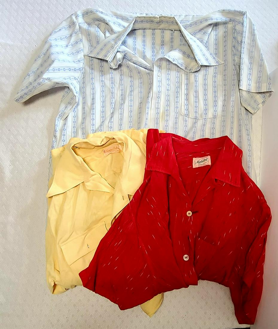 Men's L Vintage 70s Short Sleeve Shirts: Men's L Vintage 70s Short Sleeve Shirts