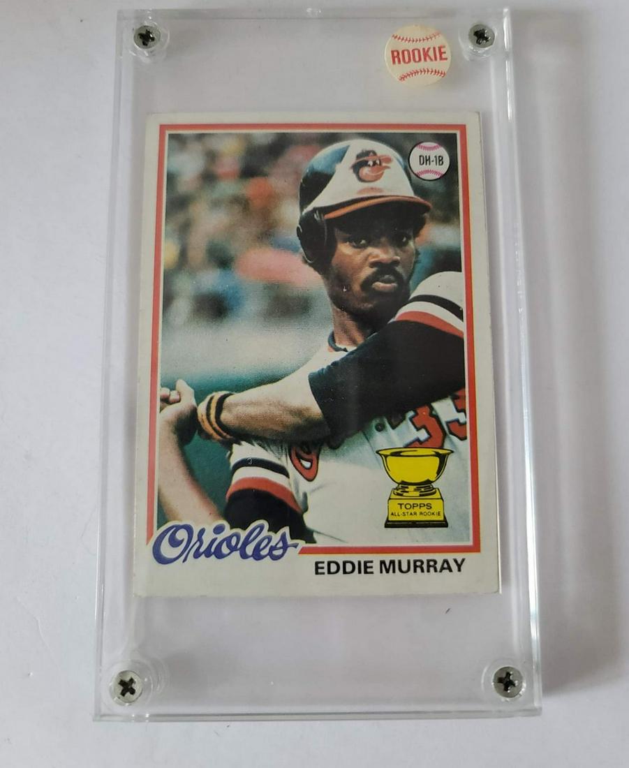 Topps 78 Orioles Eddie Murray Rookie Card VG (1 of 2)
