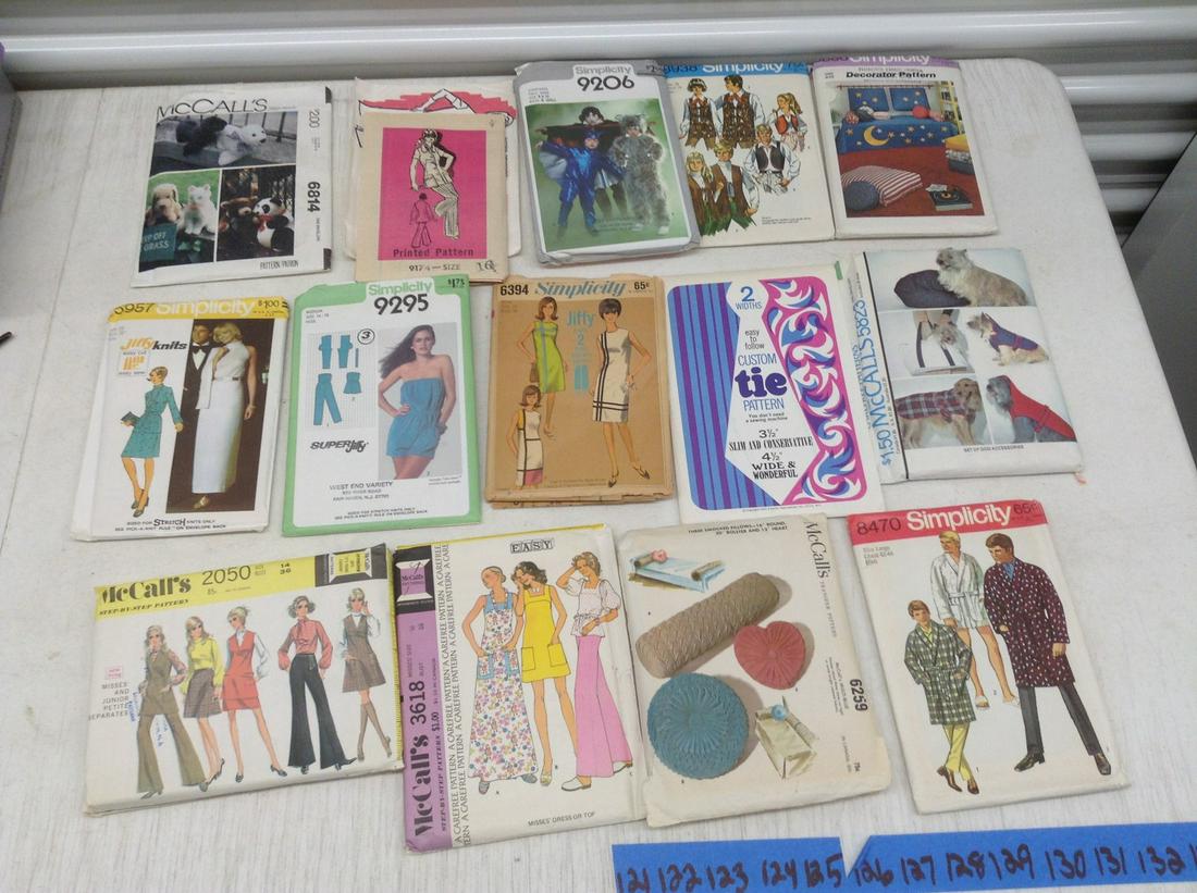 Large lot of Vintage Sewing Patterns (1 of 1)