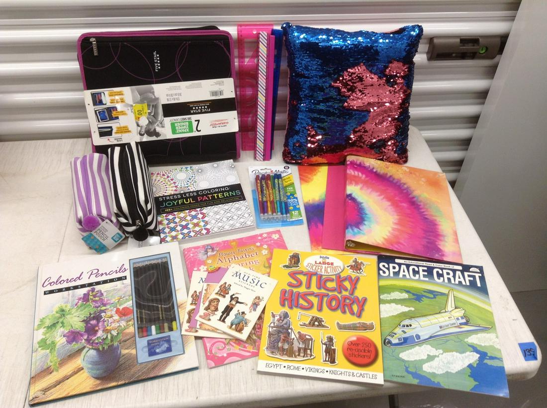 New Binders, Sticker & activity Books, Pens, Art Kit and more: New Binders, Sticker & activity Books, Pens, Art Kit and more