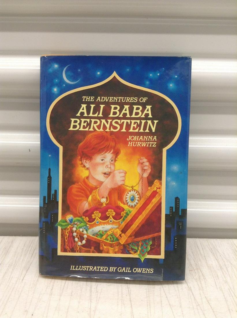 First Edition Signed by the Author Johnanna Hurwitz "The Adventures of Ali Baba Bernstein" Hardcover: First Edition Signed by the Author Johnanna Hurwitz "The Adventures of Ali Baba Bernstein" Hardcover with dust jacket