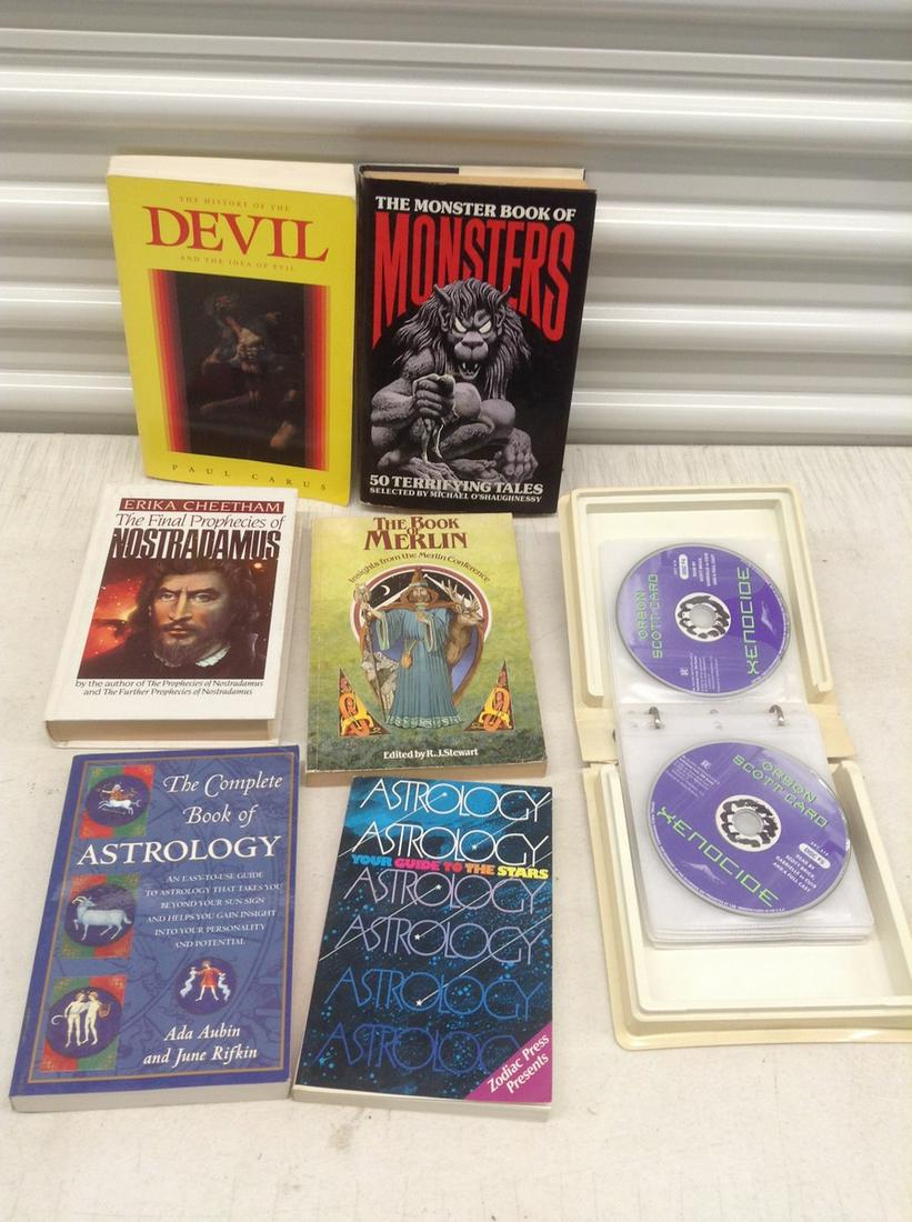 Hardcover Monster Book, Astrology Books, Xenocide 16 CD Audio Book and more (1 of 1)