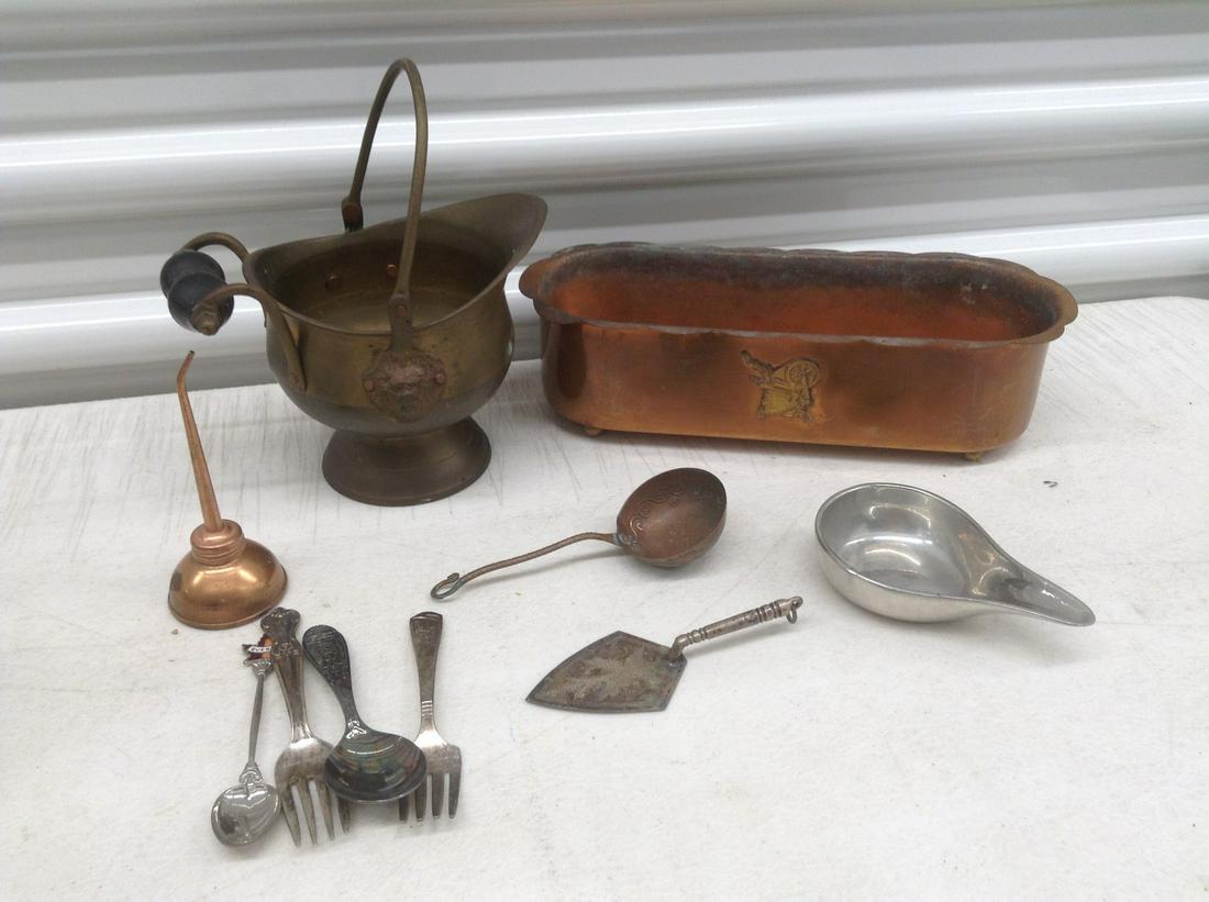 Vintage Copper, Silver?, Steiff Pewter, Brass: Vintage Copper, Silver?, Steiff Pewter, Brass