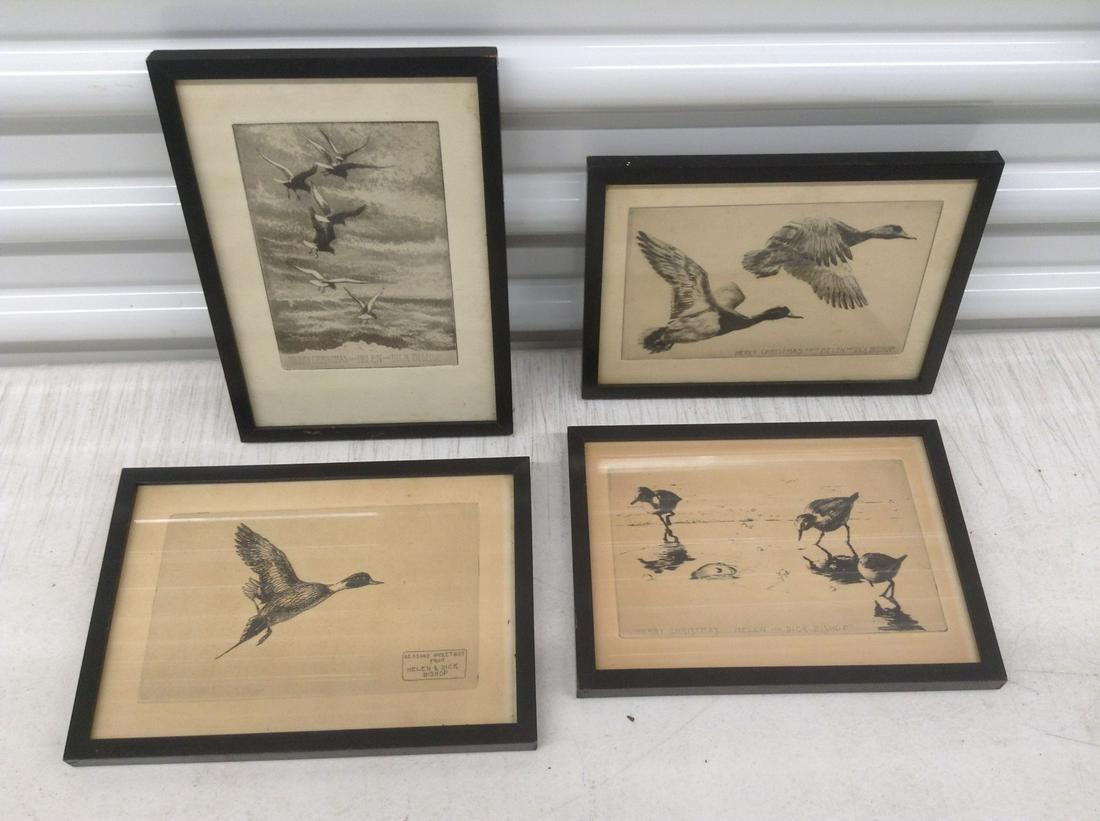 1930s & 40 Richard Bishop Artwork Christmas Cards 8.75"x6.25" (1 of 1)