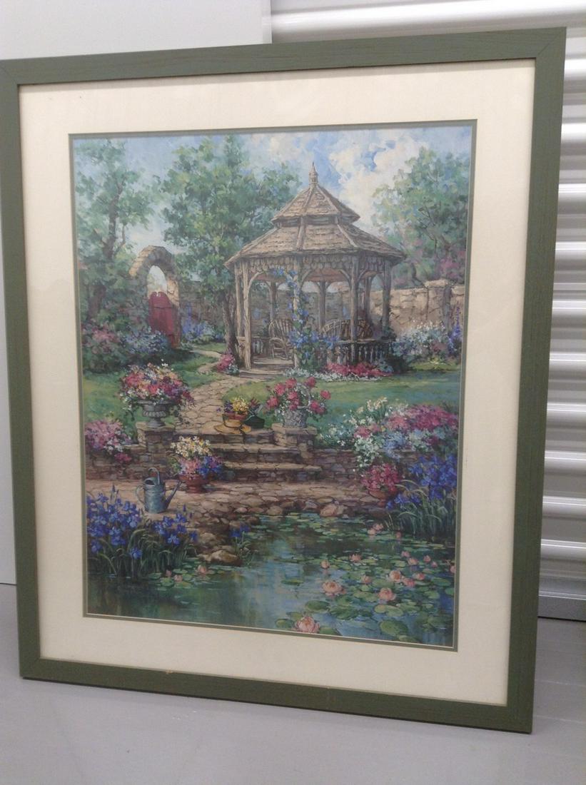 Barbara Mock Garden Print 27.75"x16" (1 of 1)