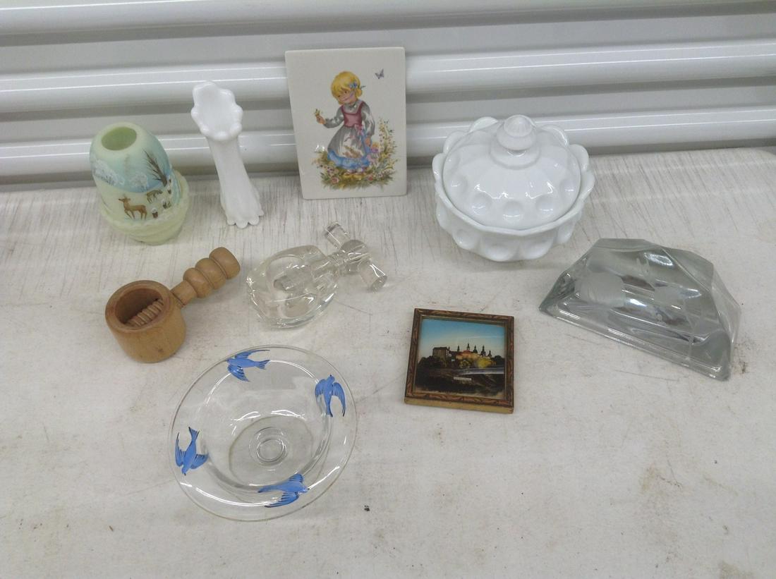 Porcelain Rose Nightlight, Two Omega Watch Boxes, jewelry boxes and more (1 of 1)