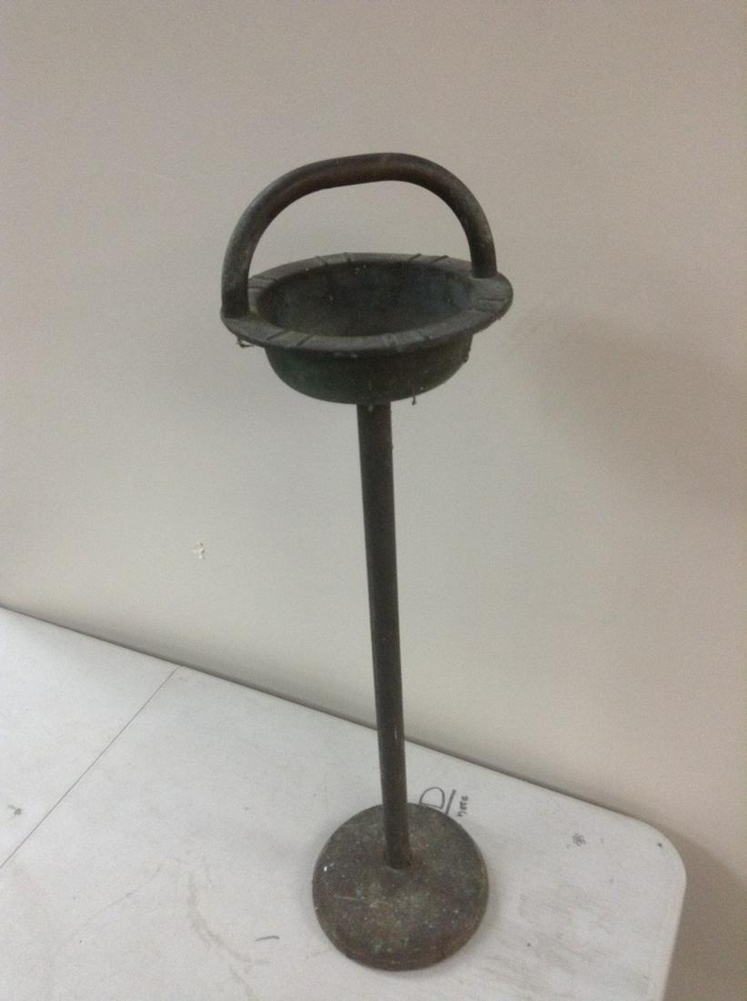 Vintage Metal Ashtray 26": Vintage Metal Ashtray 26"