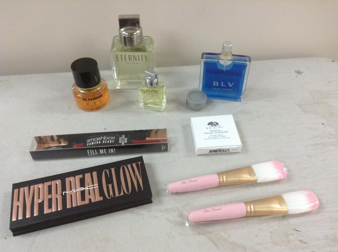 Lot of New MAC, Smashbox, Parfum, Mens Eternity and more (Bvlgari bottle chipped): Lot of New MAC, Smashbox, Parfum, Mens Eternity and more (Bvlgari bottle chipped)