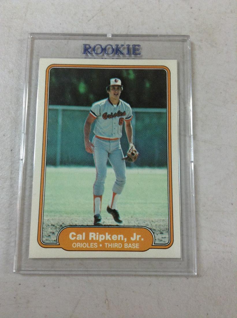 1982 Rookie Card Cal Ripken, Jr. Fleer Card 176 - Not Graded but Amazing Condition in case (1 of 1)