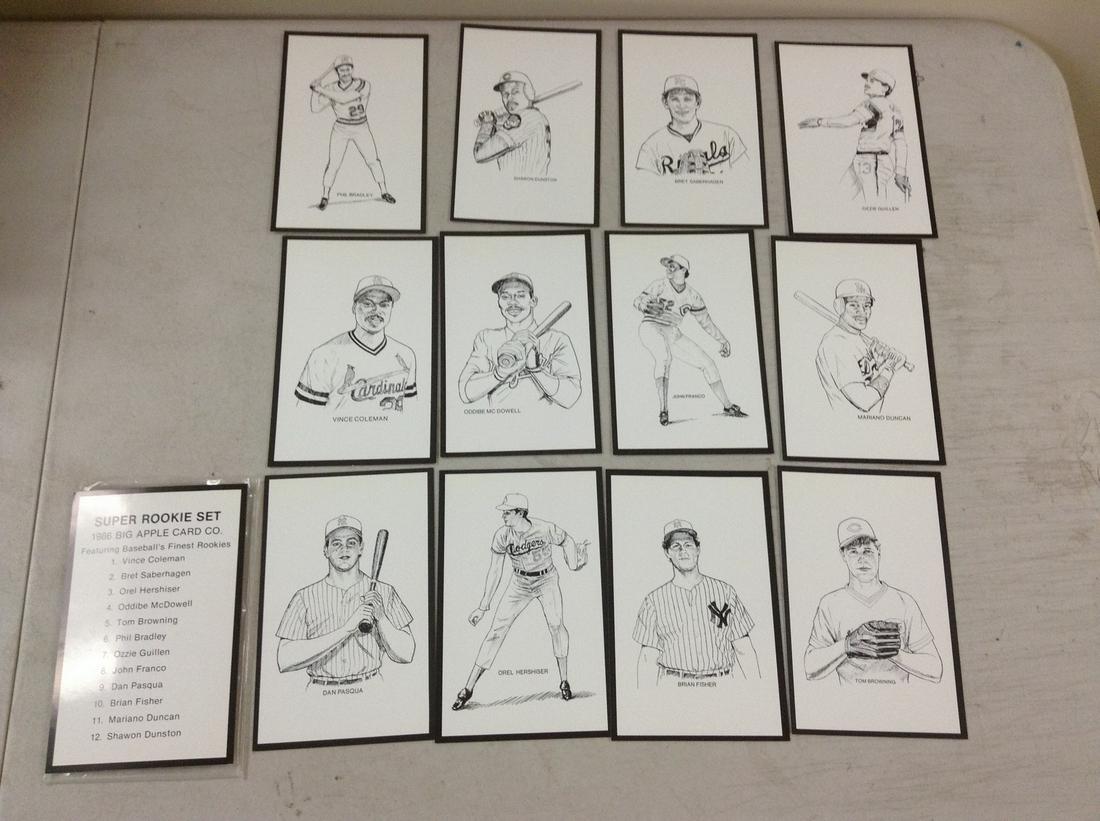 1986 Big Apple Card Co Super Rookie Set: 1986 Big Apple Card Co Super Rookie Set