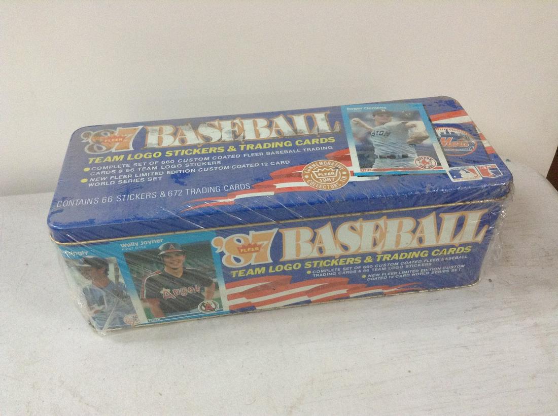 Sealed 1987 Fleer Team Logo Stickers & Trading Cards Set (1 of 1)