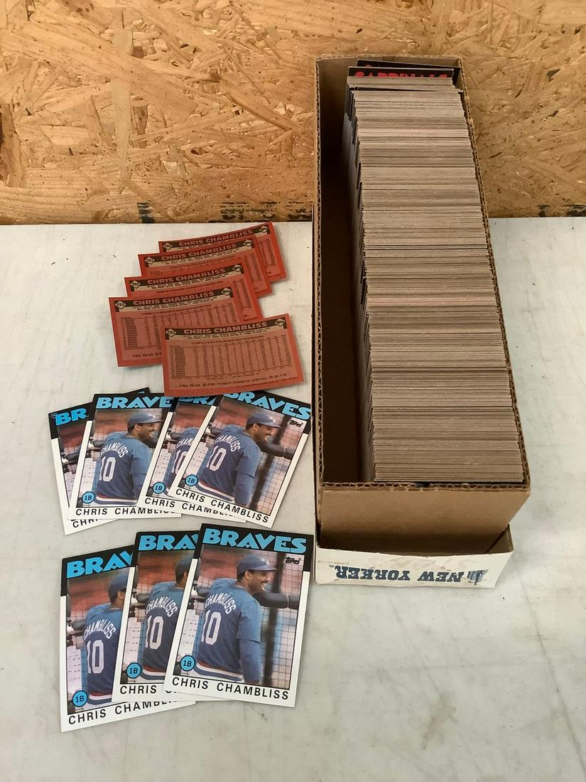 Lot of Topps 1986 Baseball Cards (1 of 1)