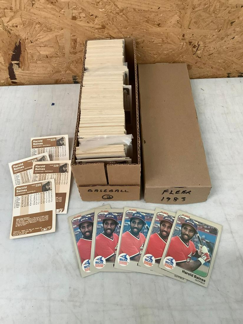Lot of Fleer 1983 Baseball Cards (1 of 1)