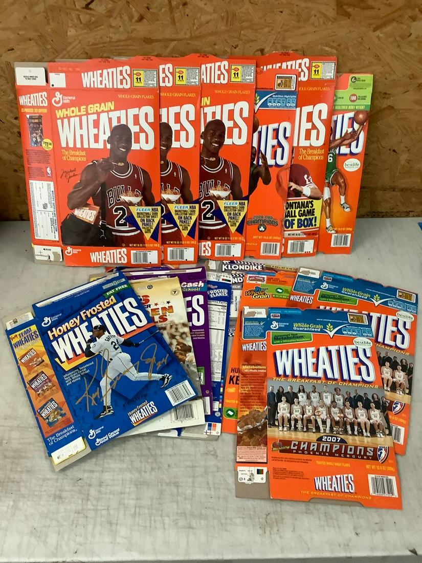 Lot of Vintage Collectible Cereal Boxes (1 of 1)