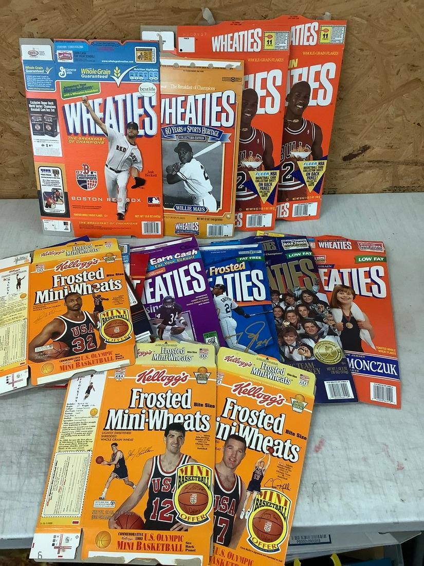 Lot of Vintage Collectible Cereal Boxes (1 of 1)